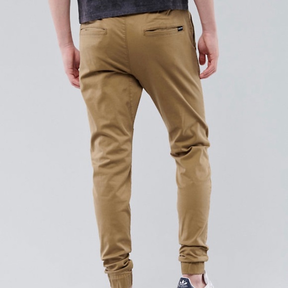 Stacked Skinny Joggers DARK WITH BLACK DRAWSTRING - Picture 3 of 3